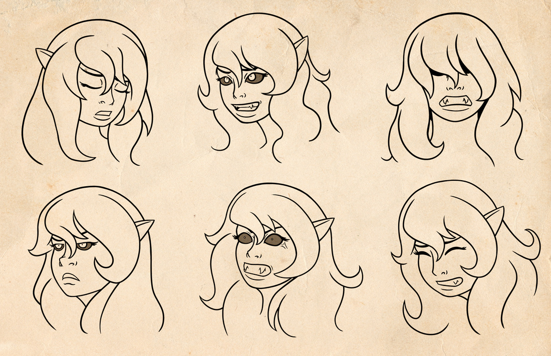 Crimson Dames Inks Red Riding Hood Expressions