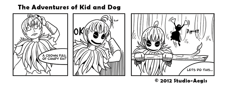 Kid And Dog - 004