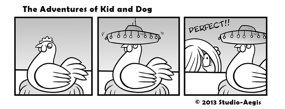 Kid And Dog - 017