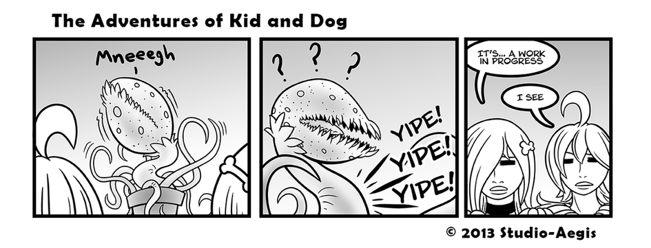 Kid And Dog - 015