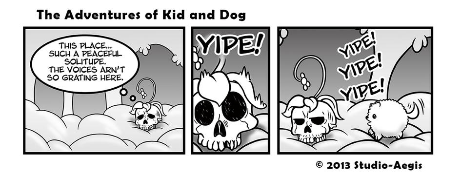 Kid And Dog - 016