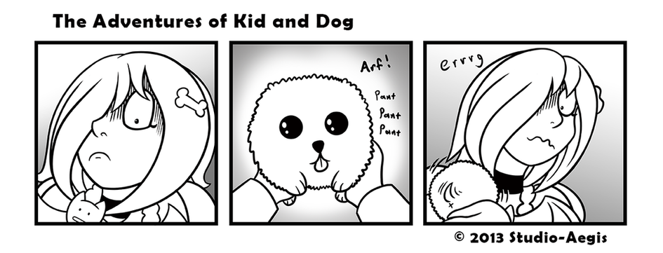 Kid And Dog - 013