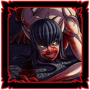 Crimson Dames Illustration Werewolf Shewolf Transformation Bloodstained Alpha or Omega