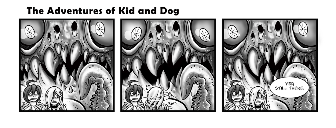 Kid And Dog - 023