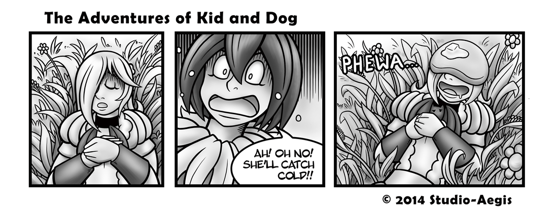 Kid And Dog - 027