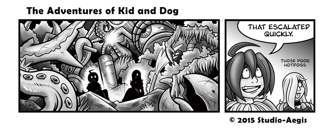 Kid And Dog - 028
