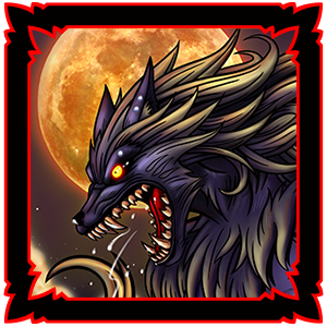 Crimson Dames Illustration Werewolf Shewolf Transformation Bloodstained Lady Wolf 
