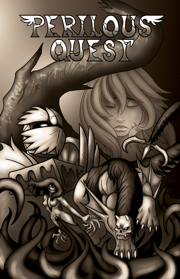 Perilous Quest - Manticore Cover Comic page 00