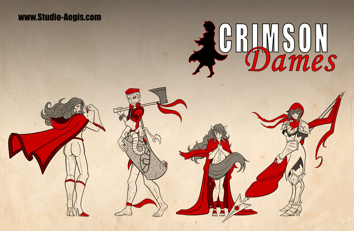 Crimson Dames - Red Riding Hoods